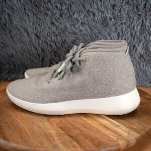 Size 10 - Allbirds Wool Runner Up Mizzles Womens High Tops Gray Shoes Sneakers